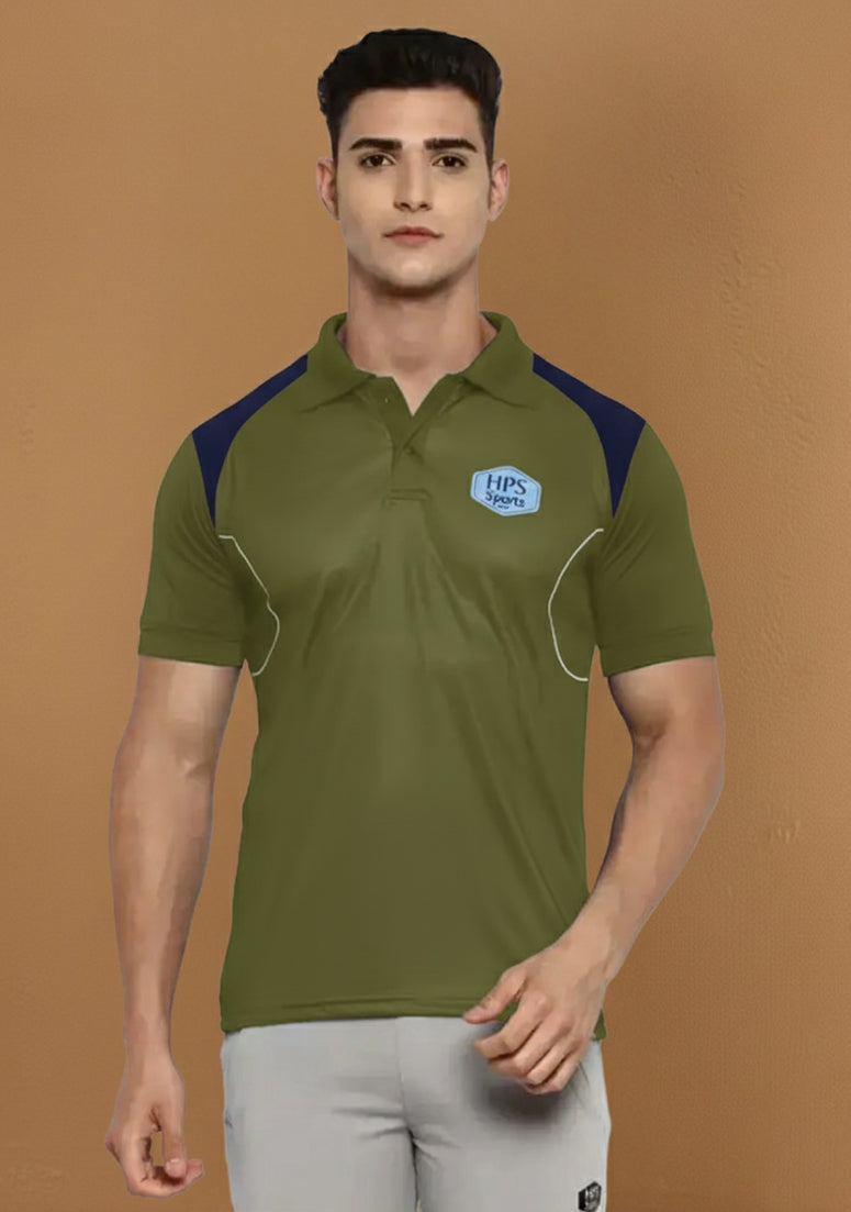 Printed Collar Sports Wear